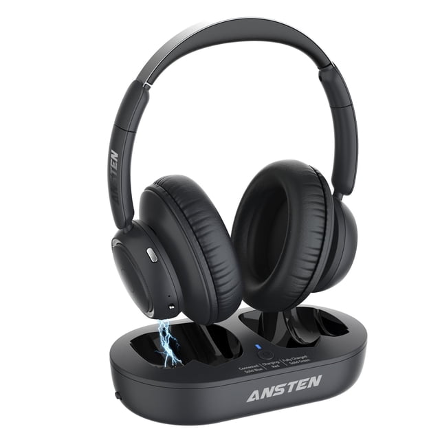 Auriculares inalámbricos ANSTEN para TV con transmisor de 35 horas de reproducción