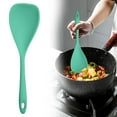 thumbnail image 1 of Silicone Soup Spoons Kitchenware Grade Silicone Spatulas Frying Spoons High Temperature Silicone Spoons Small round Dining Table Set for 4 Modern, 1 of 9