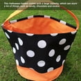 thumbnail image 2 of Naiovety Bolsa de Halloween Poliéster Gran capacidad Presente Aspecto lindo Cubos de vacaciones Decorativos Día de Todos los Bolsas con asa de Almacenamiento y organización del hogar dos Naiovety HA060897-02B, 2 of 6