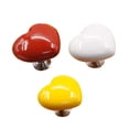 thumbnail image 3 of 3 Pieces Heart Shaped Toilet Press Button Toilet Tank Button for Toilet Room, 3 of 8
