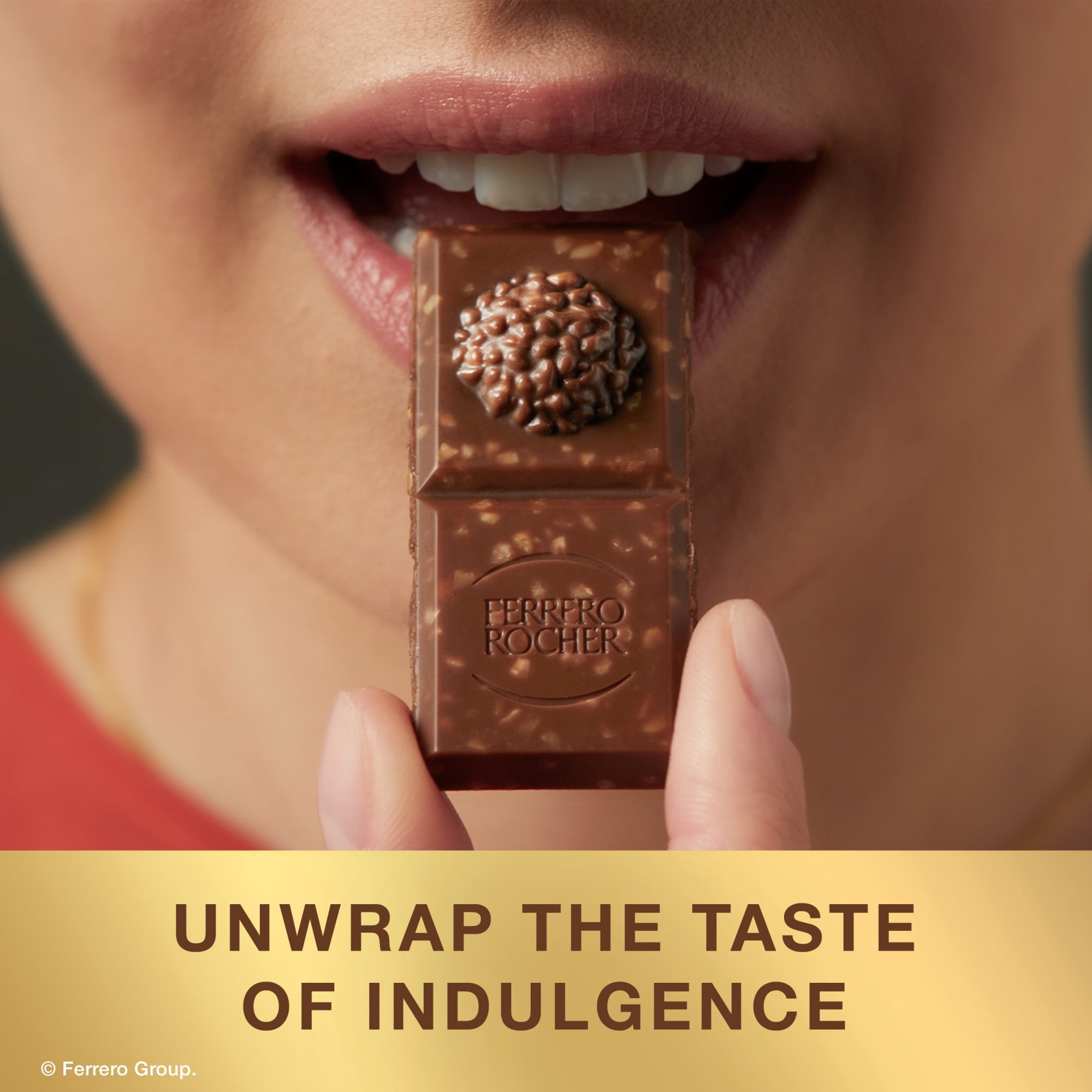 (2 pack) Ferrero Rocher premium chocolate bar, Milk Chocolate with Hazelnut Filling, Perfect Self Treat, 3.1 oz Each