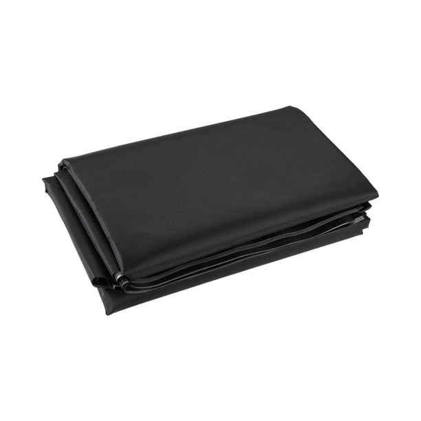Cortina opaca fácil de instalar, cortina opaca negra para dormitorio con tragaluz o dormitorio universitario 145 x 4 m