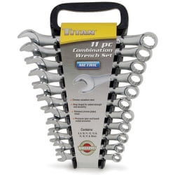 

Titan Tools 11-Piece Metric Combo Wrench Set