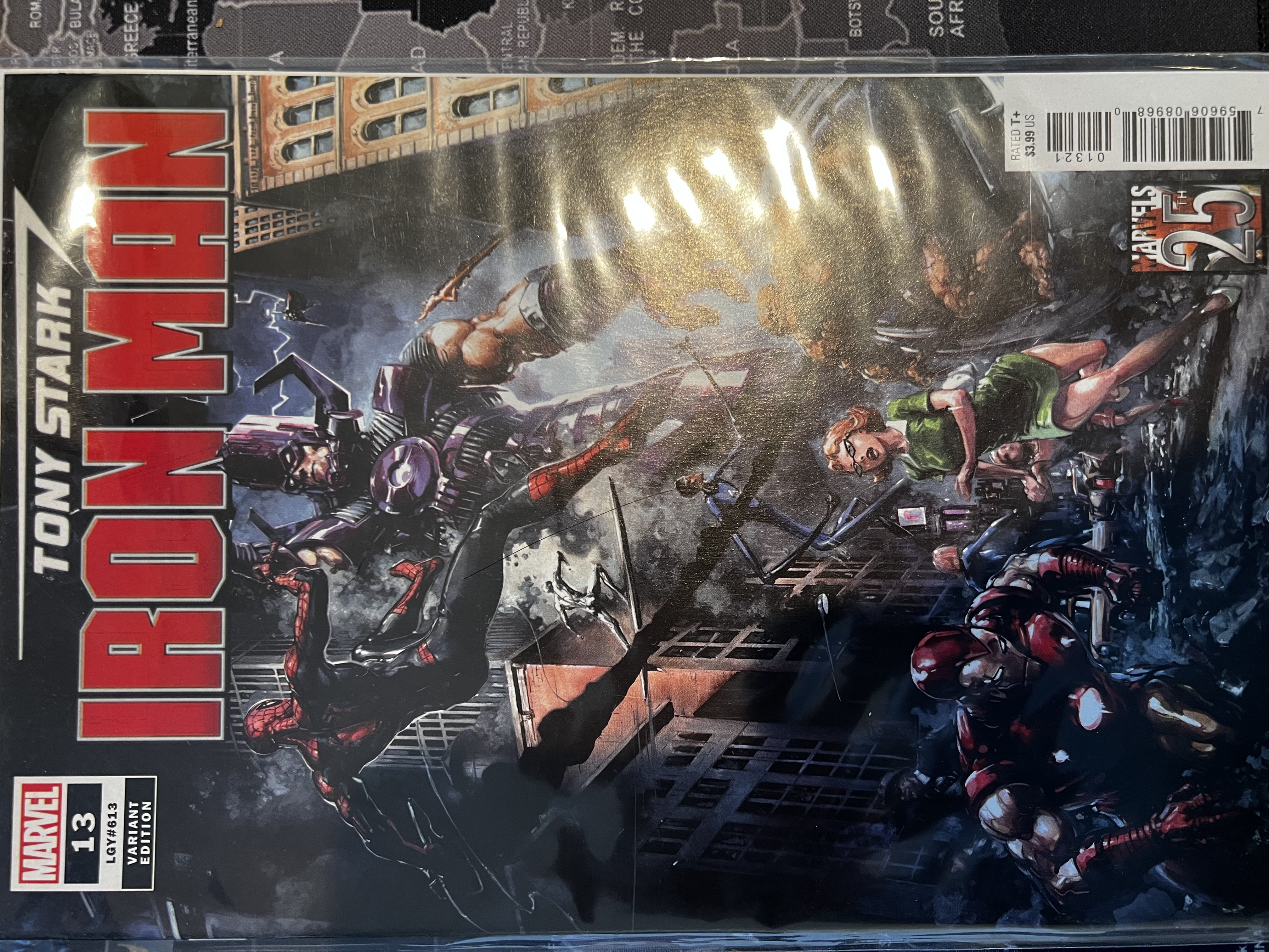 Tony Stark: Iron Man #13 Clayton Crain Variant (2018) Marvel Comics - NM Avengers Cover