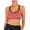 Watermelon Red, variant on Sports Bras For Women, Medium Support Yoga Gym Activewear Bras Seamless Running Workout Tank Tops Wirefree Padded-Removable Up To 2XL Size