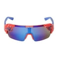 thumbnail image 5 of Spider-Man Blue Large Lens Character Mold Sports Wrap Sunglasses for Kids, 5 of 6