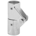 thumbnail image 3 of Swivel Connector, Stainless Steel Wear Resistant Aging Resistant High Strength Swivel Pipe Connector Anti Rust High Hardness  For Marine Boat Rail Tube Pipe 25MM, 3 of 8