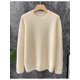 thumbnail image 3 of 100% suéter de lana pura para mujer 2024 Otoño/Invierno industria pesada gancho flor hueco moda medio cuello alto Jersey de punto suelto, 3 of 4