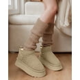 thumbnail image 5 of Platform Mini Boot For Women Soft Lined Short Ankle Boot Sneakers Snow Platform Anti-Slip Boot, 5 of 6