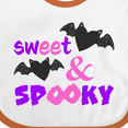 thumbnail image 4 of Inktastic Sweet and Spooky Cute Heart Bats Boys or Girls Baby Bib, 4 of 4