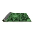 thumbnail image 2 of Ahgly Company Indoor Rectangle Medallion Emerald Green Traditional Area Rugs, 8' x 12', 2 of 4