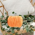 thumbnail image 6 of 0.55lbs Chunky Yarn Jumbo Tube Yarn for Arm Knitting Crocheting Finger Weave Orange, 6 of 9