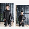 thumbnail image 4 of Sudadera con capucha y cremallera de entrenamiento para elástica para hombre para proteger deportivo de secado con bolsillo seguro con cremalle XXXL Hugo Traje de respiración para hombre, 4 of 10