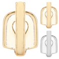 thumbnail image 2 of Single Teeth Grillz Cap Geometry Hip Hop Plated Tooth Grillz Top Teeth Grillz, 2 of 10