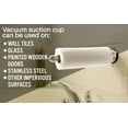 thumbnail image 4 of Dear Household Stainless Steel Paper Towel Holder Standing Paper Towel Holder - Rotating-Locked Base Paper Towel Holder with Vacuum Suction Cup - One Hand Tear - Holds All Paper Towel Rolls, 4 of 7