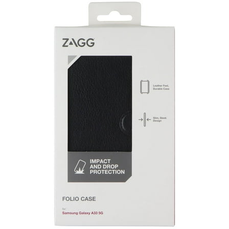 ZAGG Folio Case for Samsung Galaxy A33 5G - Black