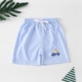 thumbnail image 5 of ZHANGDER 3 Pack Baby Boy Shorts Casual Elastic Waist Soft Clothes for Summer Daily with Drawstring, 18M-6Y, 5 of 8