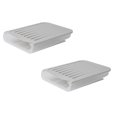 thumbnail image 1 of Oleegame 2PC Produce Storage Automatic Rolling Eggs Carton With Lid Can Stack Anti-collision Eggs Storage Box Gray, 1 of 2