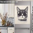 thumbnail image 5 of WOBOGO Cat with Sunglasses Pattern Magnetic Dishwasher Sticker Personalized DIY Beautiful and Practical Home Kitchen Decorations23×16in., 5 of 6