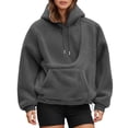 thumbnail image 3 of TGPMGRZ Cat Pouch Hoodie for Women with Pocket Dog Pouch Sweatshirts Pet Carrier Animal Holder Pullover Hoodies, 3 of 5