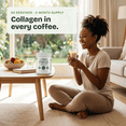thumbnail image 6 of NUTRIBAS Multi Collagen Protein Powder, Coffee Creamer, For Whole Body Support, Women Men, Unflavored, 10.6 oz, 6 of 14