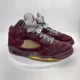 thumbnail image 5 of Ni - ke Ni - ke Air Jordan 5 Retro LS Men Size 8.5 314259-602 Burgundy Graphyte Silver Shoe, 5 of 5