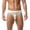 #504-Beige, variant on Men's High Cut Seamless Invisible Transparent Low Waist Slim Fit Solid Color Thong Underwear Beige Gifts for Father M