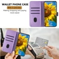 thumbnail image 4 of Allytechgroup Case for Samsung Galaxy S22 Plus with Credit Card Slot, PU Leather RFID Blocking Flip Wallet Phone Case Stand Shockproof Protective Back Cover for Samsung Galaxy S22 Plus, Purple, 4 of 6
