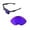 Purple, variant on Walleva Black Polarized Replacement Lenses for Oakley Garage Rock Sunglasses