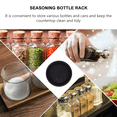 thumbnail image 4 of ELAYARD Black Rotating Spice Jar Rack for Kitchen Counter, Space-Saving Organizer with Easy Access to Seasonings and Spices, 4 of 6