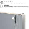 thumbnail image 4 of Over The Door Hook Rack Chrome Finish with 2 White Ball Ends, 4 of 8