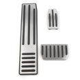 thumbnail image 3 of BFY 3Pcs For Tesla Model S & X Non-Slip Stainless Steel+ TPE Rubber Accelerator Brake Foot Rest Pedal Pad, 3 of 12