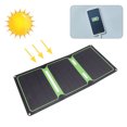 thumbnail image 1 of Solar Panel Folding Pack Charge 21W Single Crystal ETFE Three Fold Small Solar Panel Charger for Cell Phone Tablet Laptop, 1 of 12