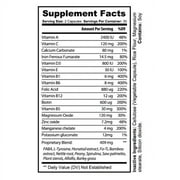 Pristine Foods Hair, Skin & Nails Vitamins with Biotin & Vitamins A, C, E - 60 Capsules