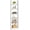 White-9.4 x 19.7x 72in, variant on Hzuaneri 6-Tier Bookcase, Narrow Bookshelf, Tall Skinny Display Bookcase with Cube Storage, Adjustable Shelves for Living Room, Office, Study, Bedroom, White, 9.4 x 11.8 x 72.5 inch