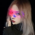 thumbnail image 4 of Viflosae Prime Deals Futuristic LED Glasses 7-Color Transformation+Color Adjustabl Mode Christmas Party Bar Dance Party COSPLAY Dress Up Glasses Rechargeable Todays Deals Clearance Sales, 4 of 9