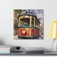 thumbnail image 3 of Ride the Tram Lines - Canvas, 3 of 10