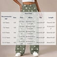 thumbnail image 3 of Ltctricy Girls Pants Polka Dot Wide Leg Trousers with Pockets High Waisted Kids Pants Fall Casual Streetwear(Army Green,11-12 Years), 3 of 7