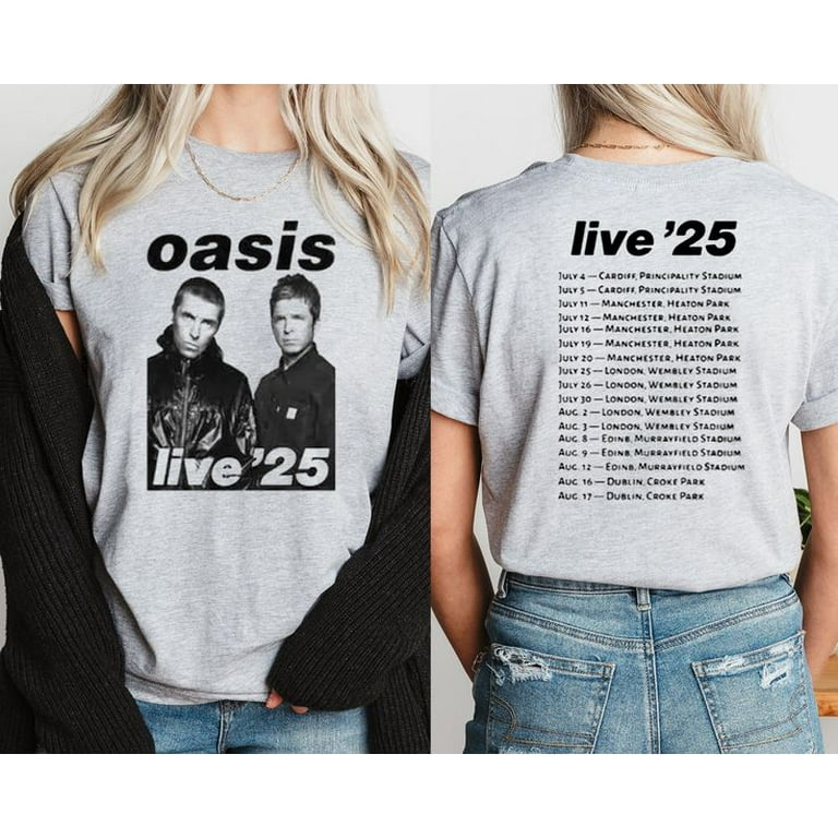 Oasis Live 25 Tour 2025 Shirt, Men's And Women's Graphic Tee 100 Oasis Live 25 Tour 2025 Shirt, Men's And Women's Graphic Tee 100