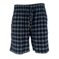 thumbnail image 4 of Men's Flannel Pajama Shorts - Super Soft Cotton Plaid Shorts with Pockets and Drawstrings - Sleep and Lounge Design 5, Large, 4 of 6