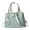 Light Green, variant on Crossbody Purse Bags for Women 2025 Checkered Top Handle Handbag Satchels Ladies Shoulder Work Tote Bag