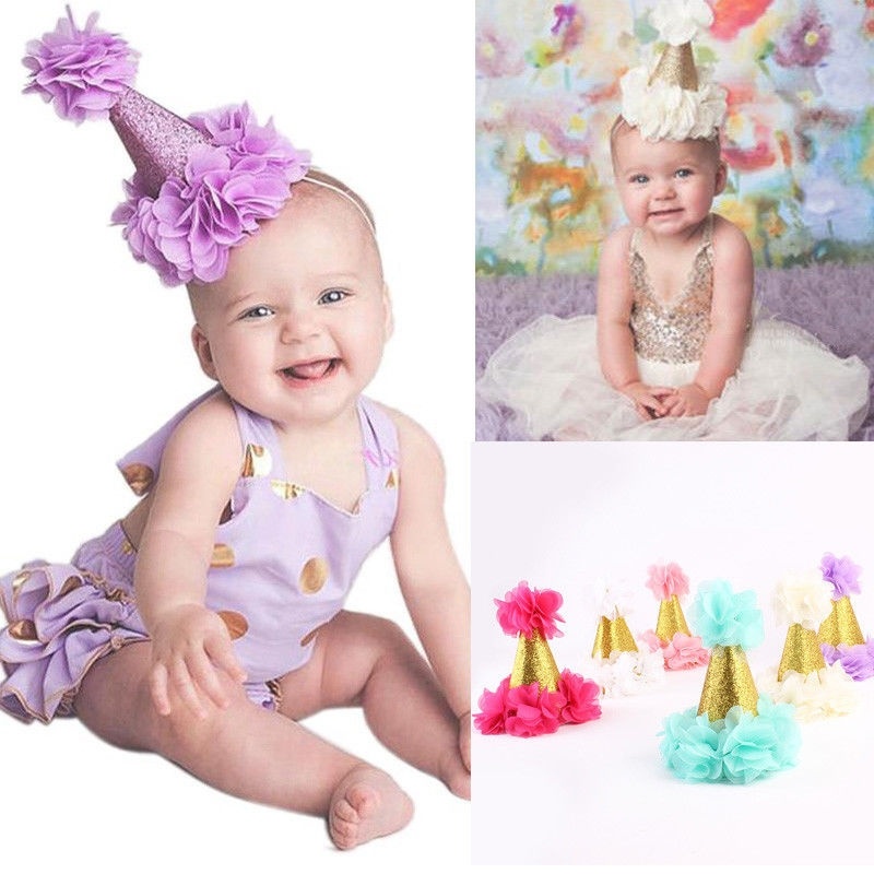 gold baby headband walmart