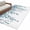 Turquoise, variant on 3'x5' Rug for Living Room Bedroom, Eucalyptus Leaves Washable Area Rugs Non-Slip Carpet Mats, Light Blue Summer Botanical Weeping Indoor Low Pile Area Rug Runner for Kitchen, Mudroom