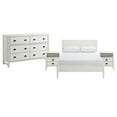thumbnail image 2 of Alaterre Furniture Windsor 4-Piece Panel Full Bed, 2 Nightstands and 6-Drawer Dresser, Driftwood White, 2 of 3