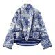 thumbnail image 1 of Chaqueta de algodón con doble bolsillo estampada para mujer, chaqueta de algodón de moda europea y americana para otoño e invierno, 1 of 5