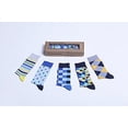 thumbnail image 2 of Socks n Socks - Men's 10-pairs Luxury Cotton Cool Funky Colorful Patterned Fashion Polka Dot Designer Stripe Fun Argyle Dress Socks with Gift Box, 2 of 3