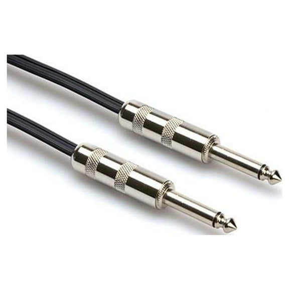 Hosa SKZ-605 Speaker Cable Hosa 1/4" TS to Same 5 foot Black