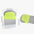 thumbnail image 3 of Oleegame 1PC Potato Fry Cutter Cutter With Protective Case Multifunctional Ripple Cutter For Cutting Cutter For Children For Chips Fruit Vegetables And Butter Green, 3 of 9