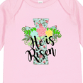 thumbnail image 4 of Inktastic He Is Risen Floral Print Cross with Beautiful Flowers Boys or Girls Long Sleeve Baby Bodysuit, 4 of 5