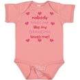 thumbnail image 3 of Inktastic Nobody Loves Me Like My Grandma Loves Me Girls Baby Bodysuit, 3 of 5